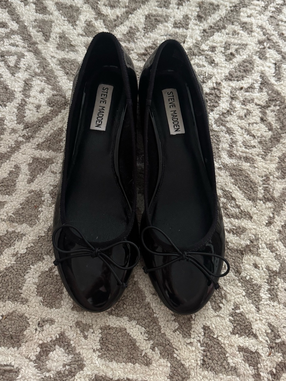 Steve Madden Cherish Black Patent